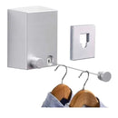 Varal Retrátil Parede Aço Inox 4,2m Suporta 20kg