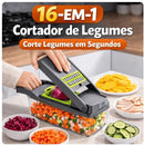 Cortador e Fatiador Multifuncional 16 em 1