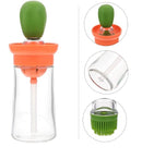 Porta Azeite Dispenser Vidro Silicone