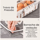 Organizador Hermético com 4 Divisórias
