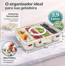 Organizador Hermético com 4 Divisórias