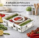 Organizador Hermético com 4 Divisórias
